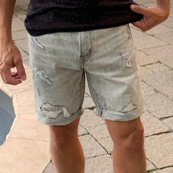 American Eagle Outfitters Other - American Eagle Men’s Distressed Grey Denim Shorts
